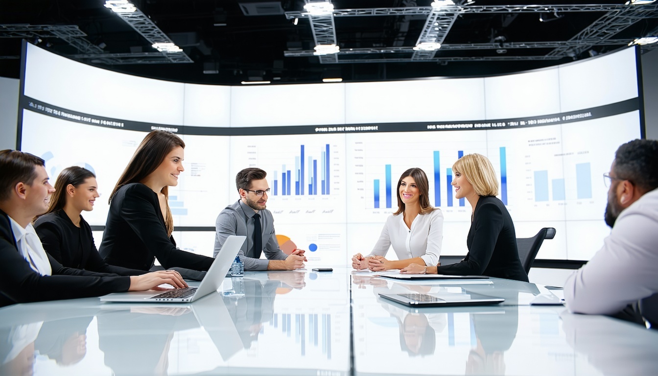 Virtual CFO providing financial strategy session