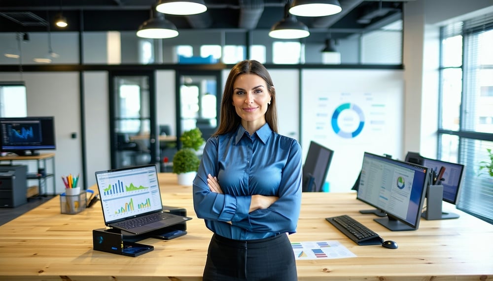 Virtual CFO providing financial guidance to business owners Virtual CFO providing financial guidance to business owners
